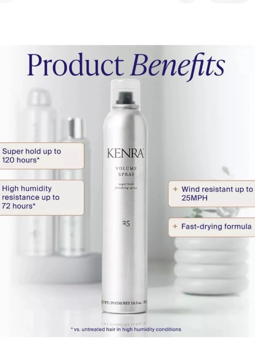 Kenra Platinum Travel Size Hair Care Set|Shampoo Conditioner Blow-Dry Spray NEW